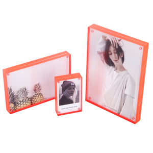 Marco DE FOTOS magnético de doble cara al por mayor de fábrica, pantalla acrílica transparente <span class=keywords><strong>para</strong></span> imágenes dobles - Product Image 3