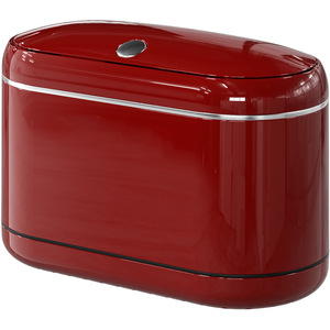Desktop Trash Can Oval With Lid Large Capacity Narrow <b>Gap</b> Storage For Home Office Bedroom Indoor Use - Product Image 5