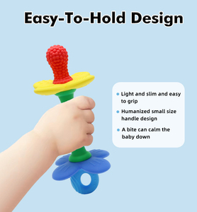 Nouveau modèle Jouets cadeaux pour enfants Jouets de dentition en silicone sans BPA de qualité alimentaire pour bébé Jouets à mâcher pour la dentition des bébés - Product Image 4