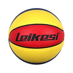 الكرة كرة السلة حجم 4 Suppliers-Leikesi البسيطة كرة سلة للأطفال الكرة حجم 4 بو الالوان الثلاثة كرة السلة balones دي كرة السلة للأطفال 8-12 متعدد الألوان شعار عملية