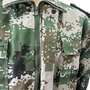 Ensemble de tenue tactique de camouflage BDU à manches longues, veste de camouflage avec pantalon en tissu Ripstop - Product Image 5