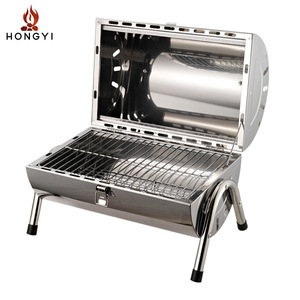 Barbecue portable pliable au charbon de bois Hongyi avec support pour brochettes, pour le camping, les pique-niques et l'usage intérieur - Product Image 4