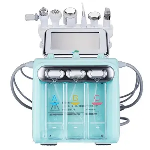 Beauty Salon Skin Care 7 In 1 Hydra Dermabrasion Aqua Peeling Oxygen Jet Small Bubble H2 O2 Water Oxygen Facial Machine