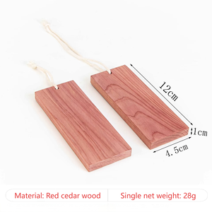 Armoire en blocs de bois de pin <span class=keywords><strong>rouge</strong></span> neige personnalisable en gros direct d'usine pour la Protection des vêtements Options d'emballage personnalisées - Product Image 2