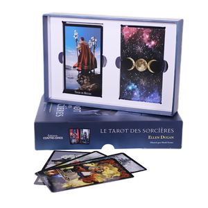 Diseño personalizado bruja sabiduría lujo <span class=keywords><strong>el</strong></span> <span class=keywords><strong>mundo</strong></span> <span class=keywords><strong>tarot</strong></span> tarjeta impresión romance <span class=keywords><strong>tarot</strong></span> tarjeta en francés al por mayor <span class=keywords><strong>el</strong></span> mago <span class=keywords><strong>tarot</strong></span> tarjeta - Product Image 6