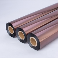 Rouleau de film de marquage à chaud ZHENGFEI en PVC, générique, réactif au toner, pour transfert thermique DIY, doré métallique, pour cuir - Vente en gros usine