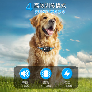 T50 เครื่องฝึกสุนัขแบบรีโมท ปลอกคอสั่นกันน้ำสำหรับควบคุมการเห่า ฝึกสุนัขทั้งในร่มและกลางแจ้ง - Product Image 5