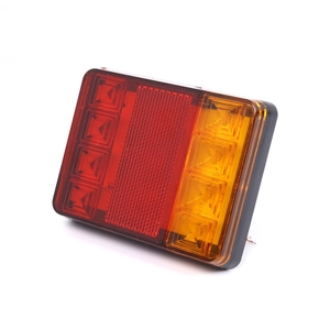 Luz Trasera Rectangular LED con Reflector, Luz de Freno, Direccional Ámbar/Roja, 12V 24V, para Camión, Remolque, Barco, <span class=keywords><strong>Caravana</strong></span>, Impermeable - Product Image 4