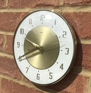 Vintage <b>Kitchen</b> Wall Clock High Quality Home Decor Hanging Metal Brass Aluminum Iron Quartz Type - Product Image 2