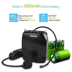 Zoweetek 10W Mini Giáo Viên Bằng Giọng Nói Khuếch Đại Di Động Không Dây Và Có Dây Tai Nghe <span class=keywords><strong>Microphone</strong></span> Bằng Giọng Nói Khuếch Đại Cho Giảng Dạy Hướng Dẫn Du Lịch - Product Image 4