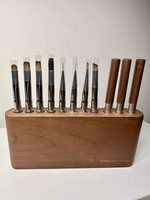 Ensemble de pinceaux à ongles interchangeables de haute qualité, design original, professionnel, avec des pinceaux ultra fins pour la french manucure