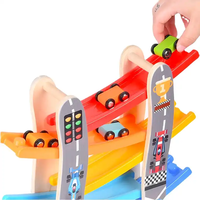 Montessori Classic 6-in-1 houten babyroltrommel speelgoed - verbetert hand-oogcoördinatie en perceptie, vroeg onderwijs voor baby's en kinderen