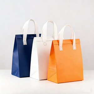 Sac isotherme pour le déjeuner, personnalisé avec logo, promotionnel, réutilisable, en non-tissé, pour aliments, vente en gros - Product Image 4