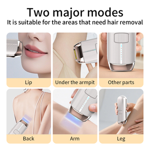Moolweel T055 Appareil portable IPL, combiné à usage domestique, double lampe, lumières saphir, épilateur laser flash rapide indolore pour l'acné corporelle - Product Image 3