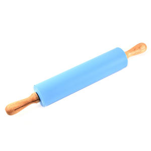 Rouleau à pâtisserie en silicone écologique pour la pâtisserie, la cuisson, les pâtes, la pizza - Marque <span class=keywords><strong>EVERSON</strong></span> - Product Image 3