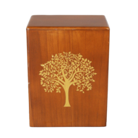 Urna Funeraria de Madera Hecha a Mano para Cenizas Humanas Adultas, Urna Conmemorativa de Madera Sólida Premium con Marco para Fotos, Venta al Por Mayor