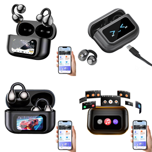 Écouteurs de <span class=keywords><strong>traduction</strong></span> en temps réel sans fil, 150 langues, <span class=keywords><strong>traduction</strong></span> IA, avec écran LED, pour le voyage – Meilleures ventes - Product Image 1