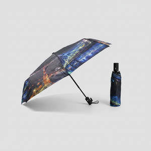 New York 38 \ "Parapluie Compact Automatique Soixante Pièces Par Carton Six-Fois Trois-Pliage Conception Forte Auto Ouvert Protection Contre La Pluie - Product Image 2