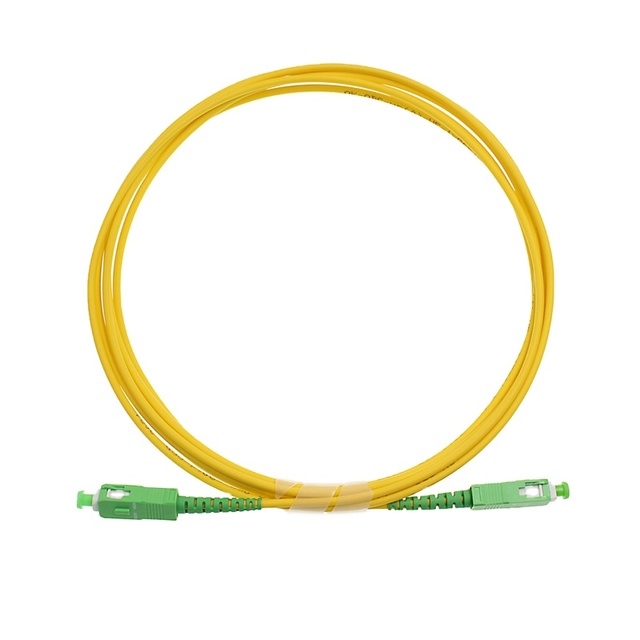 Corning Optical Fiber Cable SC/APC Patch Cord High Quality Single Mode PVC 3.0mm 3M Length for WAN LAN FTTX CATV