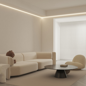 XRZLux モダン 10W/<span class=keywords><strong>m</strong></span> LEDストリップライト 埋め込み式乾式壁アルミプロファイル ホームデコレーション用リニアライト - Product Image 5