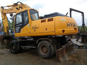 Excavadora Usada de Segunda Mano, Maquinaria para Movimiento de Tierras HYUNDAI 210W-5 en Venta - Product Image 4