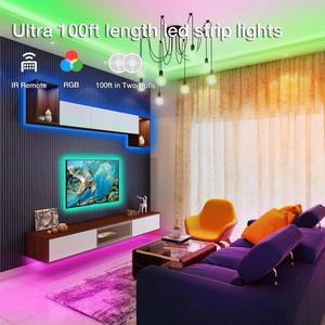 Décoration de salle de jeux, éclairage arrière de télévision, <span class=keywords><strong>ruban</strong></span> lumineux <span class=keywords><strong>LED</strong></span> mural de 5 m, bande lumineuse <span class=keywords><strong>LED</strong></span> intelligente, bandes lumineuses <span class=keywords><strong>LED</strong></span> flexibles 5050 RVB, Luses pour enfants - Product Image 5