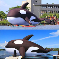 Animaux marins gonflables: baleines, dauphins, requins, pieuvres, calmars, tortues de mer, décorations de poisson pour fêtes et événements