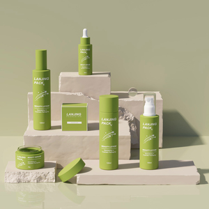 عبوة مخصصة 1 أونصة من البيج للعناية بالبشرة 30 أسطوانة أسطوانة صبغة الكتف المسطحة زجاجة - Product Image 3