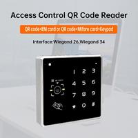 Escáner de Código QR Económico de Fábrica, Lector de Tarjetas NFC Wiegand, Escáner de Código de Barras 2D, Escáner Impermeable para Control de Acceso Inteligente a Puertas