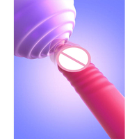 Großhandel Vibrator Dildo Sexspielzeug für Frauen - Rosen-Sexspielzeug mit Stoßfunktion G-Punkt-Vibratoren Liebeskugel & 10 Saugmodi