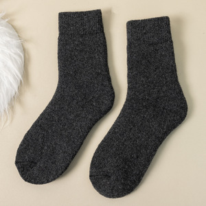 Calcetines de Lana de Rizo Gruesos y Cómodos de Alta Calidad al por Mayor <span class=keywords><strong>para</strong></span> Protección contra <span class=keywords><strong>el</strong></span> Frío del Invierno - Product Image 3
