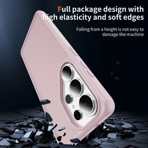 Coque de téléphone antichoc semi-transparente givrée avec protection d'<span class=keywords><strong>écran</strong></span> de caméra surélevée, bords souples pour Samsung Galaxy S26 Ultra - Product Image 3