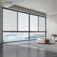 Ventanas Corredizas de Doble Acristalamiento Insonorizadas para Balcón de Hotel, Ventanas Acústicas de Aluminio, Ventanas Corredizas para Casas