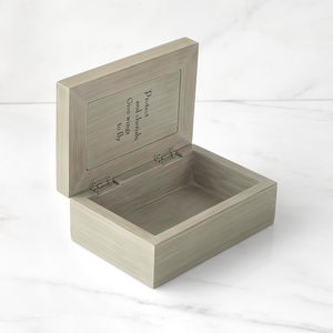 Scatola Regalo Personalizzata in <span class=keywords><strong>Legno</strong></span> con Chiusura a Chiave per Proteggere, Preziosi Ricordi, Messaggi, Amore per la Famiglia, Gioielli e Oggetti Preziosi - Product Image 3