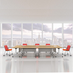 โต๊ะประชุมสำนักงานขนาดเล็กแบบพับได้ทันสมัยสำหรับการฝึกอบรม - Product Image 3