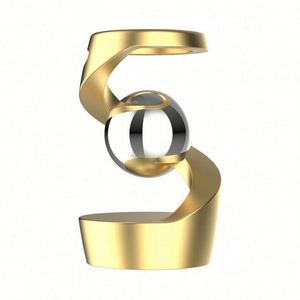 Spinner de Escritorio para Adultos - Juguete Cinético de Equilibrio de Aleación de Aluminio con Rayas de Dibujos Animados, Ecológico y Personalizable, Promocional con Serigrafía - Product Image 2