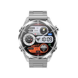 Reloj Inteligente Deportivo Táctico para Hombre DF HD300 Fashion 2025, Pantalla AMOLED de 1.43 Pulgadas, Resistente al Agua, con Monitor de Frecuencia Cardíaca y Oxígeno - Product Image 4
