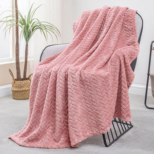 Manta de Felpa Rosa de 50x70 Pulgadas, Suave, Acogedora, Ligera, Ecológica, Antipelusas, Portátil, <span class=keywords><strong>para</strong></span> Todas las Estaciones - Product Image 5