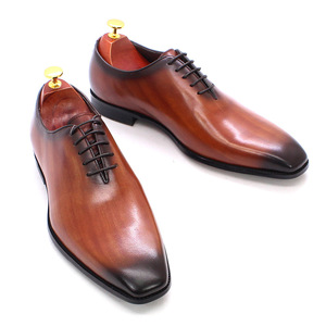 Zapatos formales de cuero a la moda, zapatos de boda hechos a mano, zapatos casuales para hombre, zapatos formales con cordones hechos a medida para hombre - Product Image 5