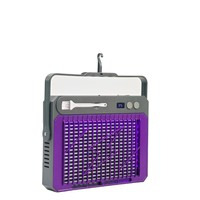 Lampe anti-moustiques UV d'intérieur rechargeable, piège à insectes électrique avec affichage numérique, tue-insectes portable sur pied