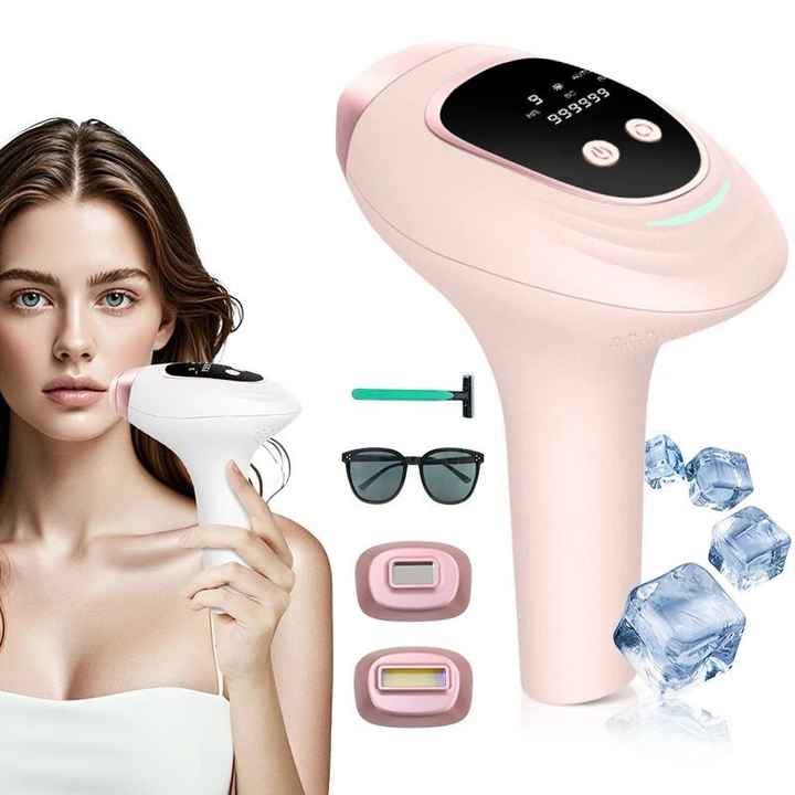 Le plus populaire chaud haute puissance 9 niveaux 999999 fois clignotant Ipl épilateur épilateur combiné épilation à la maison glace