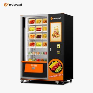 Đồ uống thực phẩm đồ ăn nhẹ kết hợp máy bán hàng tự động với đầu đọc thẻ lạnh công suất cao chip thức ăn nhanh Máy bán hàng tự động - Product Image 5