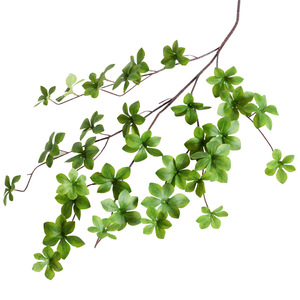 Venta al por Mayor de Hojas Artificiales de Enkianthus Perulatus Japonés en 3D, 5 Ramas, Tacto Real, para Decoración de Mesa en el Hogar - Product Image 2