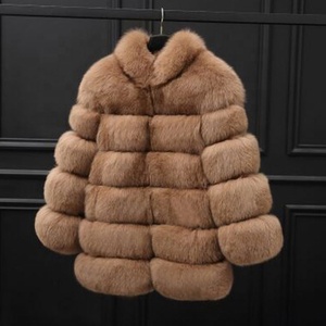 <span class=keywords><strong>Manteau</strong></span> en fourrure pour femmes, <span class=keywords><strong>manteau</strong></span> <span class=keywords><strong>mi</strong></span>-<span class=keywords><strong>long</strong></span> à col montant en fourrure artificielle, fourrure de renard, style européen et américain pour femmes - Product Image 2