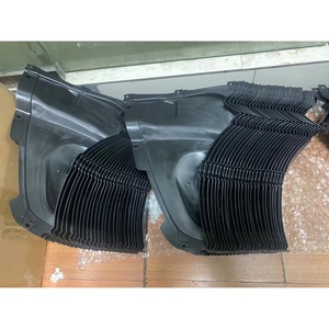 Plaques triangulaires de pare-chocs avant pour BMW Série 3 F30, plastique noir finition mate, paire gauche droite - Product Image 3