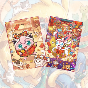 PY New ArtBoard el Voto del Gato Caja Sorpresa Tarjeta Pokémon Arte Personalizado de Fans Elf Baby Venta al por Mayor Regalo Elf Baby Personaje de Cómic - Product Image 1