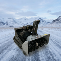 Souffleuse à neige électrique sur chenilles de 9,0 kW, largeur 120 cm, modèle HD 200F, télécommandée, automotrice, pour l'élimination de la neige dans les cours et sur les routes