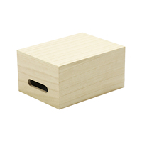 Caisse à légumes en bois non fini, caisse en bois de paulownia, boîtes de rangement pour légumes