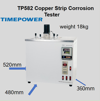 Testeur de corrosion de bandes de cuivre TIMEPOWER TP582 – Équipement de contrôle de température PID haute précision à bain d'huile pour essence et diesel