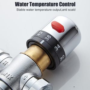 Robinet de cuisine mural thermostatique en laiton à poignée unique G12 - Product Image 3